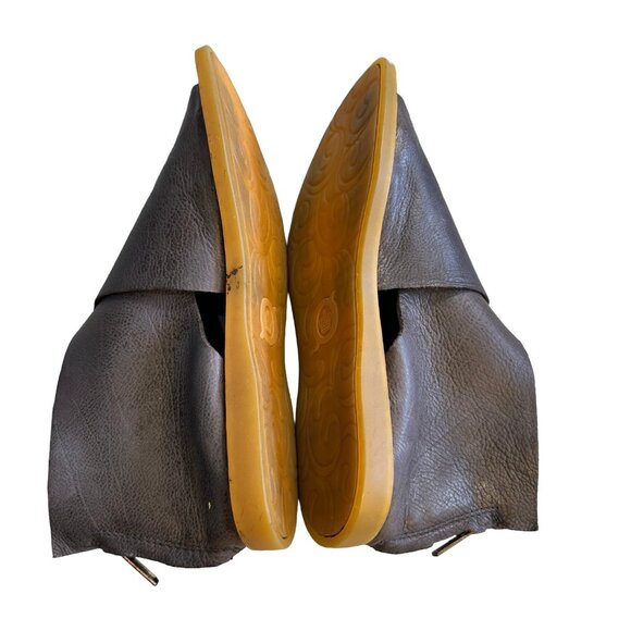 Born Iwa Sandal Womens Size 6 Dark Brown Leather Open Toe Flats Gladiator Shoe - Picture 6 of 7